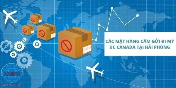 gửi đi Mỹ Úc Canada từ Hải Phòng