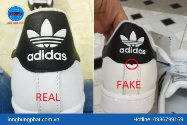 Hàng fake có chi tiết và mẫu mã khá giống với hàng thật nhưng kém hơn về mặt chất lượng