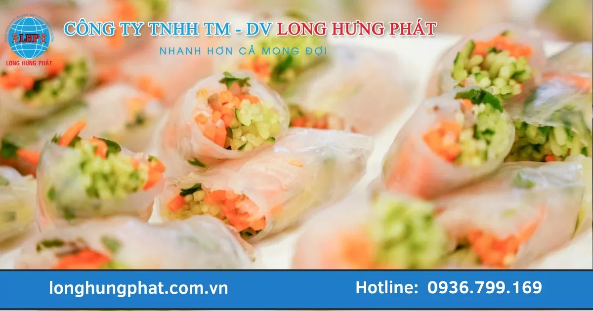 Gửi bánh tráng cuốn đi Mỹ