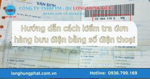 kiểm tra đơn hàng bưu điện bằng số điện thoại