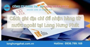 cách ghi địa chỉ để nhận hàng từ nước ngoài