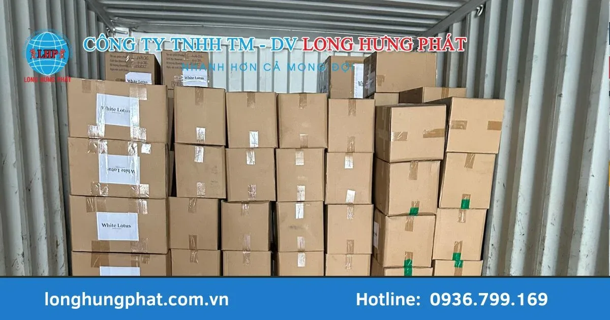 gửi hàng bằng Container 20 Feet