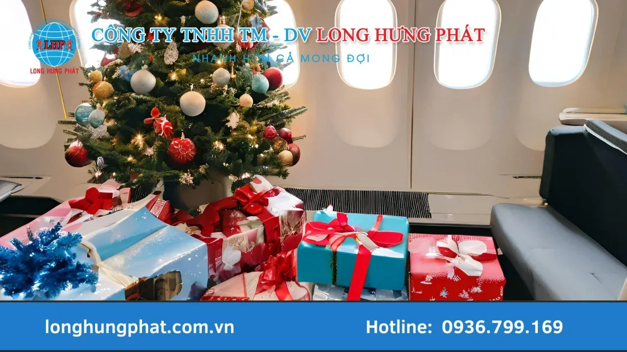 Gửi quà Noel đi Anh Pháp Đức tại Long Hưng Phát