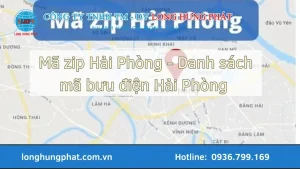 Mã zip Hải Phòng