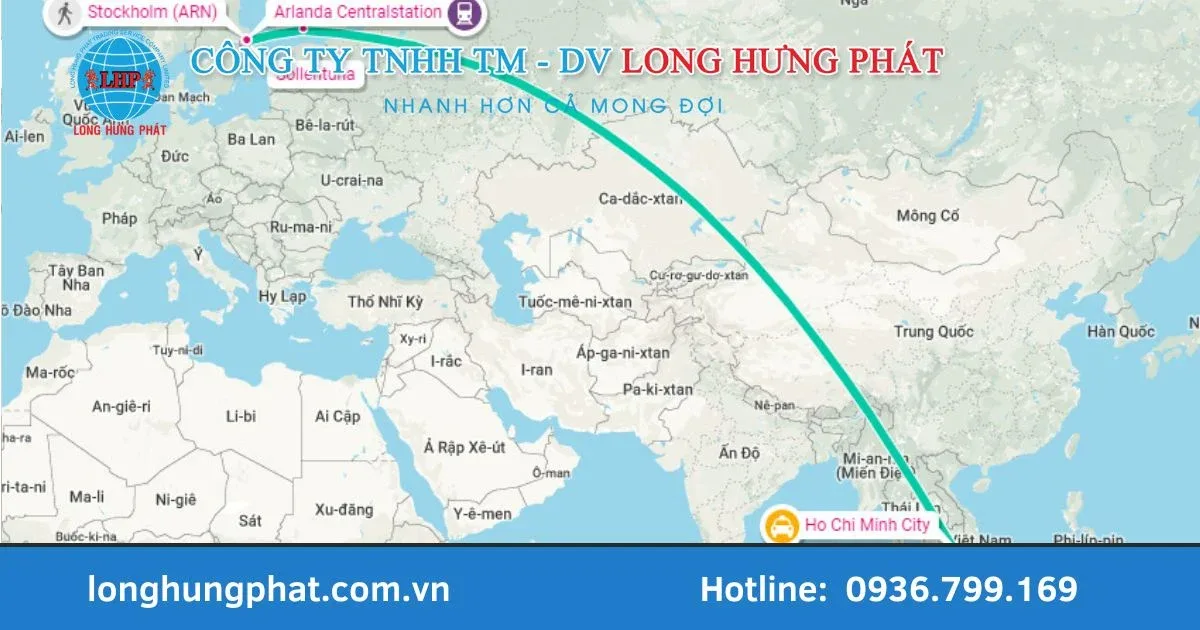 So sánh giờ Thụy Điển và Việt Nam