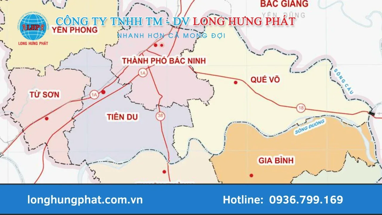 Mã ZIP Bắc Ninh theo khu vực